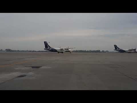 Amazing  ATR 72- 600 Self-Powered Pushback At Bucharest