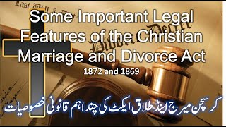 Some Important Legal Features Of The Christian Marriage And Divorce Act Christian Divorce Laws