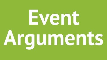 Event Arguments