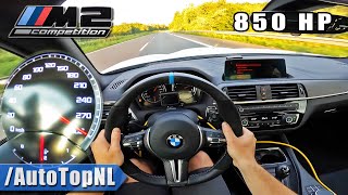 850HP BMW M2 COMPETITION | 300KM/H on AUTOBAHN [NO SPEED LIMIT] by AutoTopNL