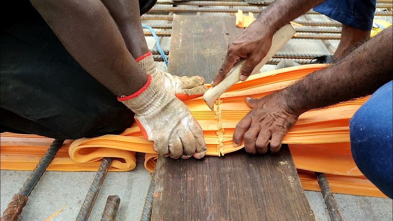 Waterstop welding Waterstop joint method Waterbar weld method