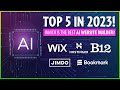 5 Best AI Website Builders in 2023 | Build a Website in a Minute! 🏗️