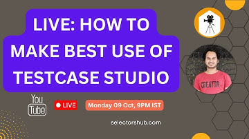 Live Webinar: How to make the best use of TestCase Studio