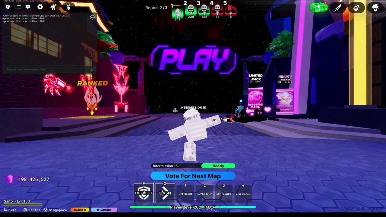 Death Ball Ranked (Locked in🔥)