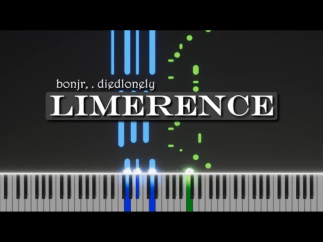 bonjr,  diedlonely - limerence piano cover