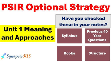 PSIR Optional Strategy Paper 1 Unit 1 Meaning and Approaches by Riddhi Sharma | 7pm Daily PSIR