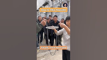 How The Ring Chain Trick Works 🧐 #shorts #puzzle