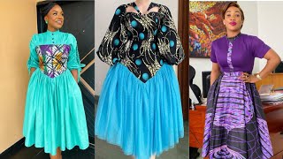 2024 Ankara Mix and Match Styles.Plain and Pattern Styles of Ladies#africandressstyle #ankara