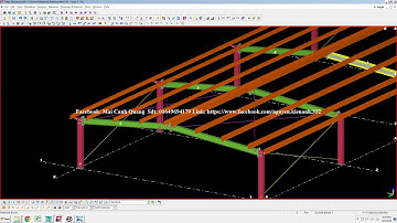 Hướng dẫn tekla thực dụng - video 03 - Nhà Xưởng 01