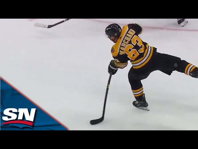 Brad Marchand goal, assist after missed call 1/5/23 