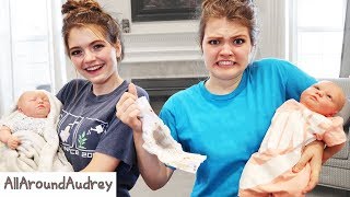 24 Hours Being A Mom Challenge With Twin Babies I AllAroundAudrey