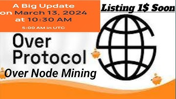 Over Protocol airdrop||Over Protocol token||Over Protocol price||Over Protocol node|| New Update 2