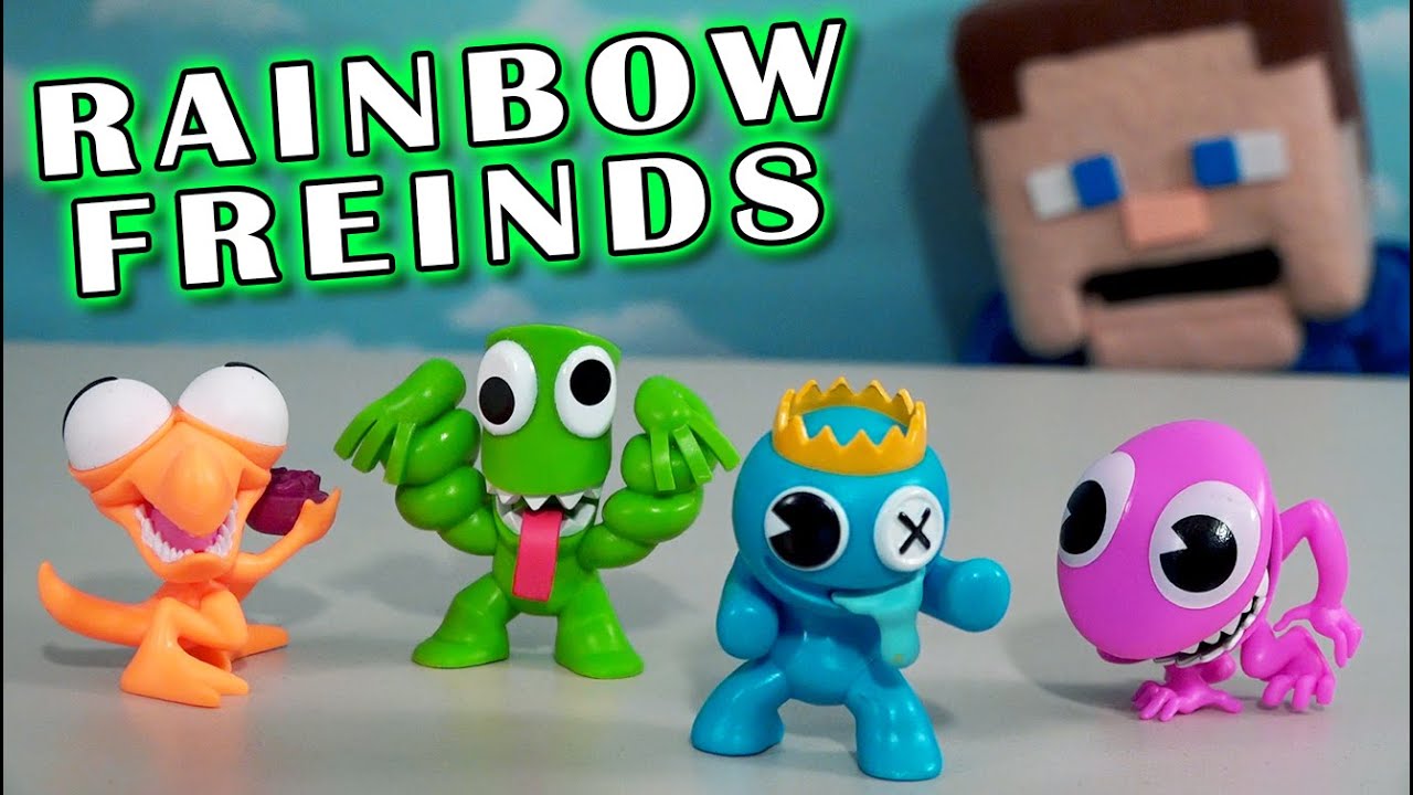 Rainbow Friends Mini Figure 4-Pack