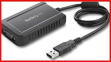 StarTech.com USB to VGA Adapter - 1920x1200 - External Video & Graphics Card - Dual Monitor Display