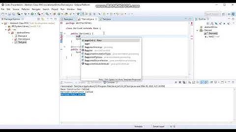 Can abstract class have constructors in Java?