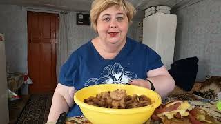 Скамейка своими руками. Готовлю грибной суп. Дачные дела. видео