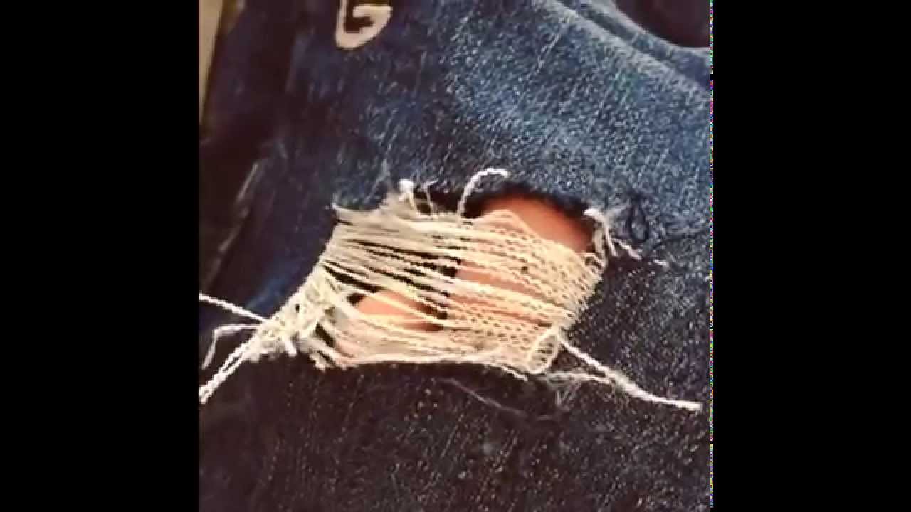 DIY SHORTS DESTROYED