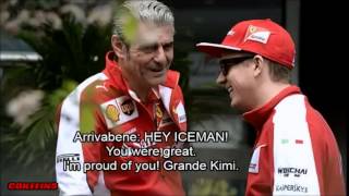 ''Grande Kimi'' Räikkönen's team radio after Bahrain GP 2015