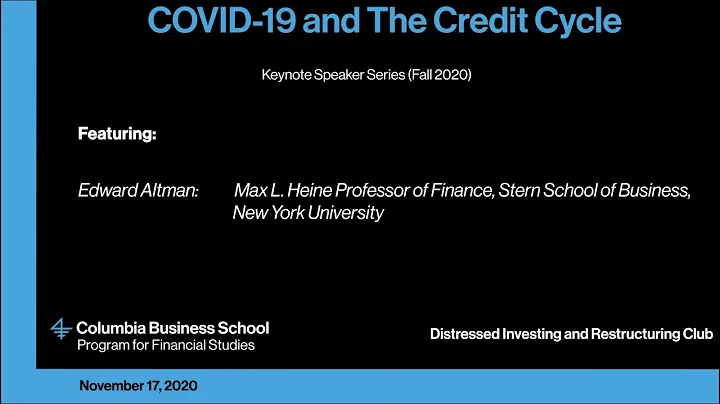COVID-19 and the Credit Cycle