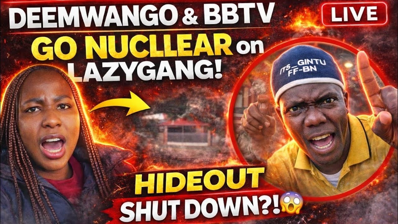 DEEMWANGO & BBTV GO NUCLEAR on LAZYGANG! Hideout SHUT DOWN?! 😳🔥