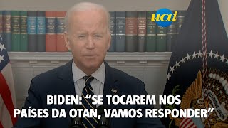 Biden diz que confronto entre Otan e Rússia seria 3ª Guerra Mundial