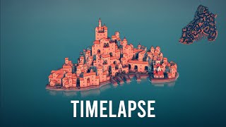 Townscaper Time-Lapse: Tall Island City