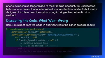 Resolving Issues with Firebase Authentication: Phone Number Disappears When Using Email Link