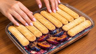 I Learned This Trick At A Pastry Shop Try This Plum Tiramisu