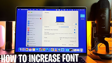 Macbook Pro How To Increase Font Size