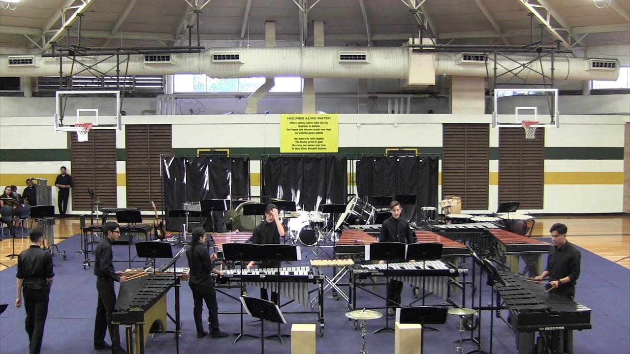 Holmes High School Percussion Ensemble "Catching Shadows" YouTube