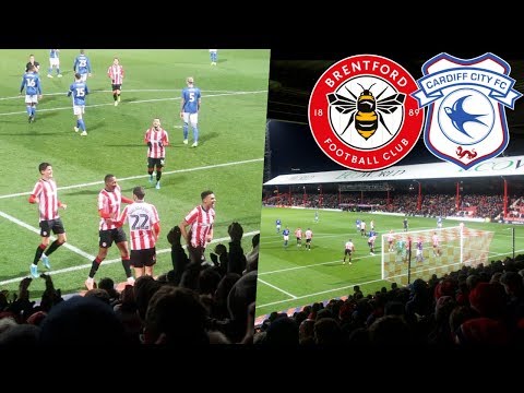 *SCENES, SCREAMERS AND 3 POINTS!* BRENTFORD 2-1 CARDIFF CITY | 11/12/19 | *VLOG*