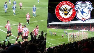 *SCENES, SCREAMERS AND 3 POINTS!* BRENTFORD 2-1 CARDIFF CITY | 11/12/19 | *VLOG*