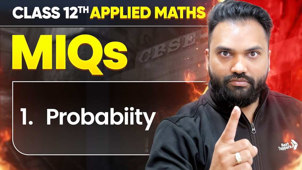 Most Important Questions Probability Class12 Applied Maths | Cbse 2026