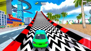 UCRマスターズメガランプカーゲーム：カースタントフリーモードカードライビングAndroidゲームプレイ screenshot 1