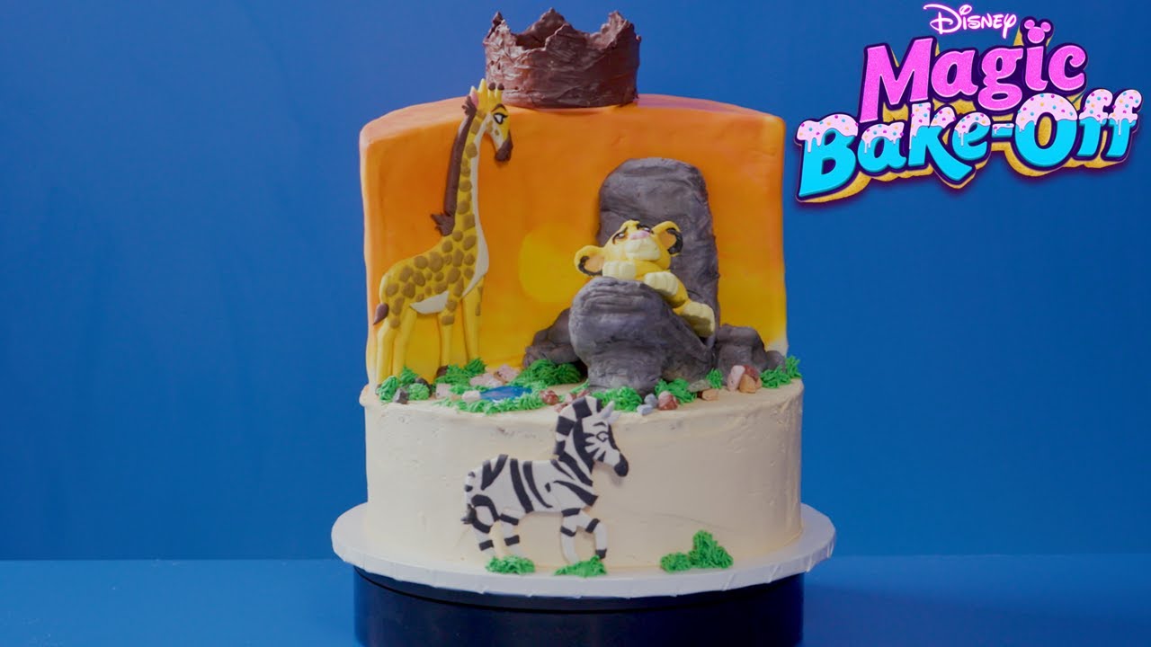  The Lion King Scenic Cake  Disneys Magic Bake Off  Disney Channel UK