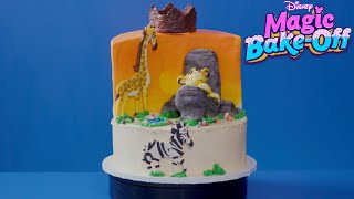 🦁 The Lion King Scenic Cake | Disney’s Magic Bake-Off | Disney Channel UK