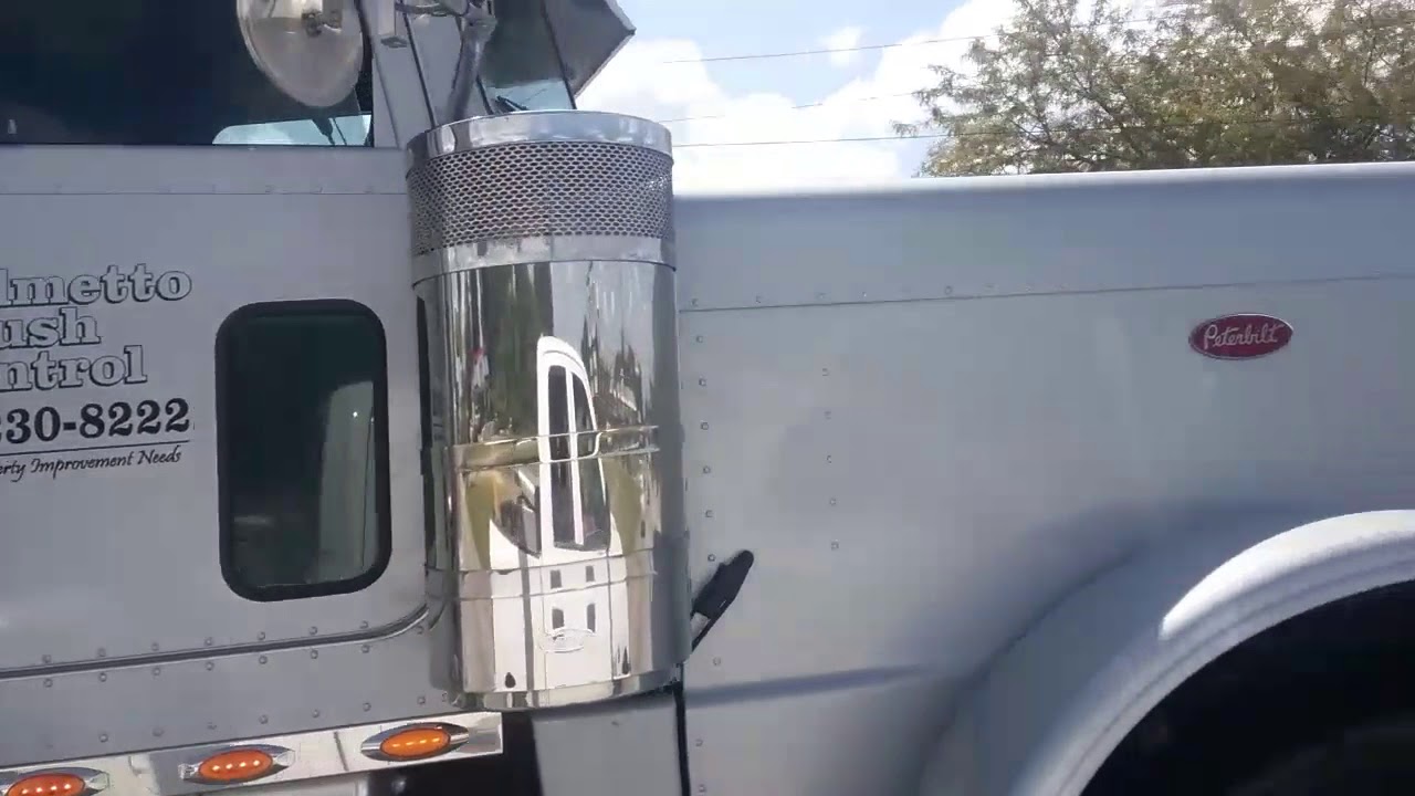 Peterbilt 389 straight pipes YouTube