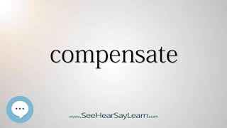 compensate (Every English Word Pronounced) 📕🔊🗣️😎✅