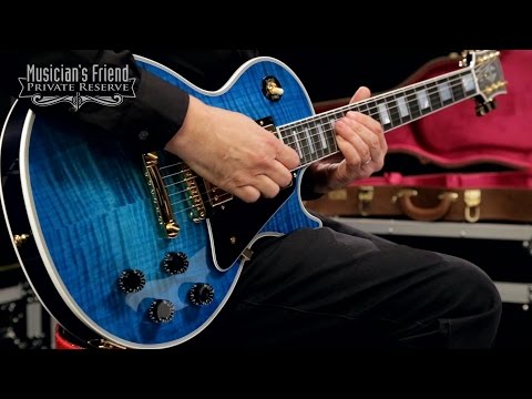 Gibson Custom 2015 Les Paul Custom Figured Electric Guitar - YouTube