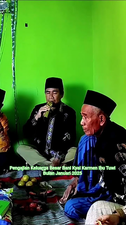 Pengajian Keluarga Besar Bani Kyai Karmen Ibu Tuwi Bulan Januari 2025