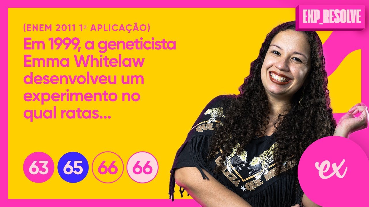 EM 1999, A GENETICISTA EMMA WHITELAW DESENVOLVEU UM EXPERIMENTO NO QUAL RATAS (...) | MUTAÇÕES