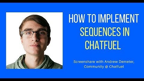 How to Implement Sequences in Chatfuel