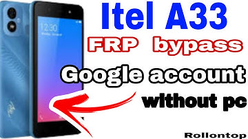 FRP Bypass itel A33 (w5001p) google account unlock| how to remove  frp unlock protection  without pc