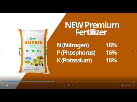 Sure 16 Complete Fertilizer by Agway Chemicals Corporation