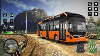 OffRoad Bus Games Sim 3D - Drive Heavy Bus  Dangerous OffRoad Mountain - Android Gameplay  screenshot 5