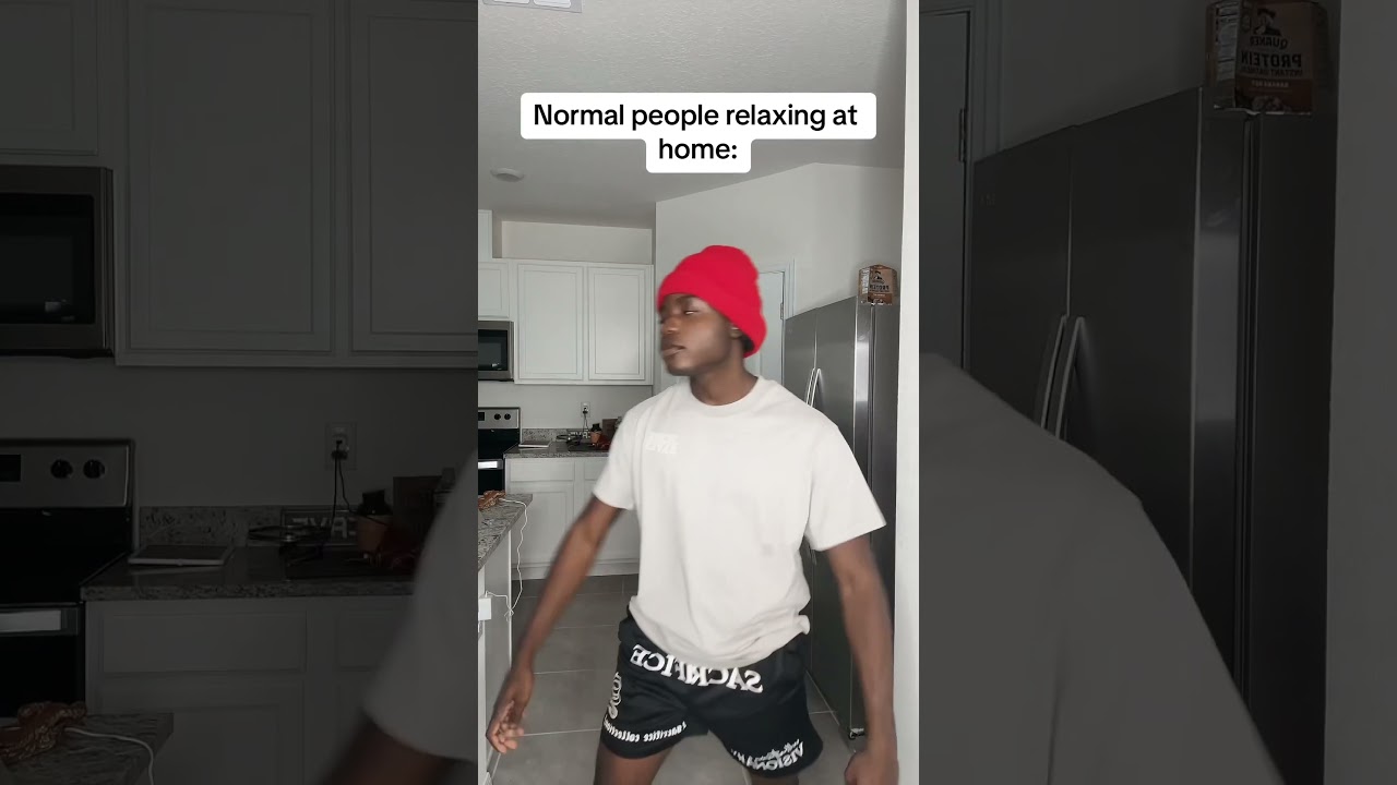 Normal people relaxing at home 😂