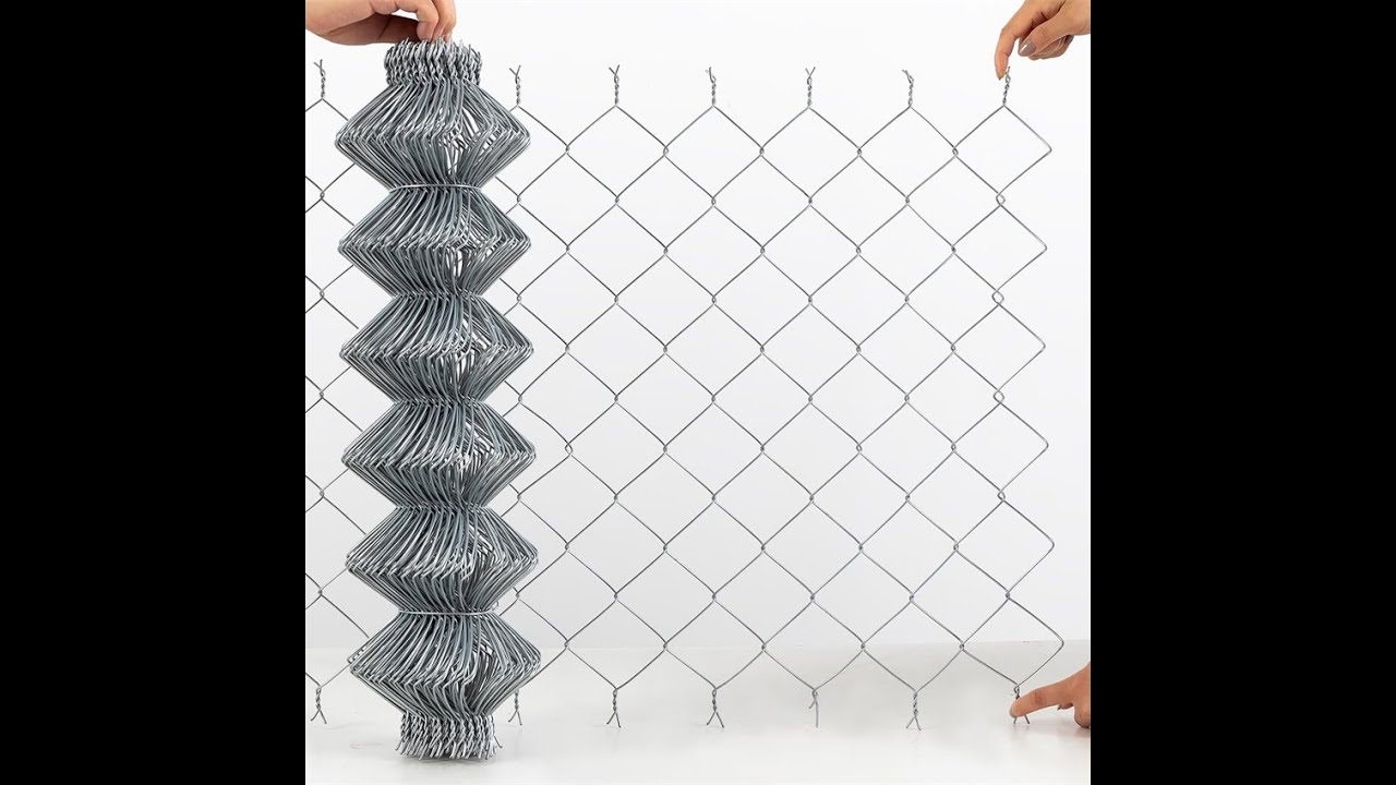 Full Auto Chain Link Fence Diamond Mesh Weaving Machine/Máquina de malla ciclónica/malla olímpica.