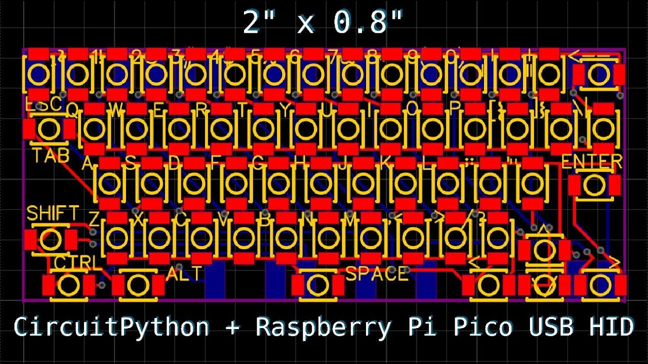 Circuitpython Raspberry Pi Pico Usb Hid Keyboard The Smallest Keyboard