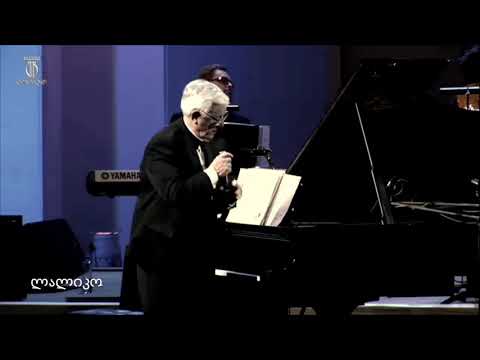 გია ყანჩელი, რაიმონდ პაულსი. Gia Kancheli. Раймонд Паулс играет две композиции.