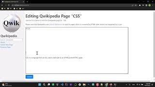 CS50W Project 1 - Wiki with Django